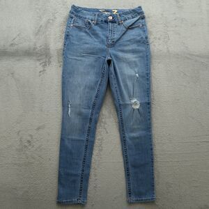 Seven7 Jeans Women's Size 10 High-Rise Tummyless Skinny 28.5" Inseam Distressed